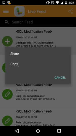 Figure 7: Share the notifications