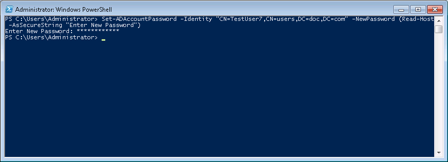 Active Directory User Management using Windows PowerShell