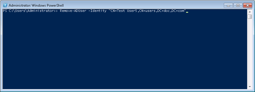 Active Directory User Management using Windows PowerShell