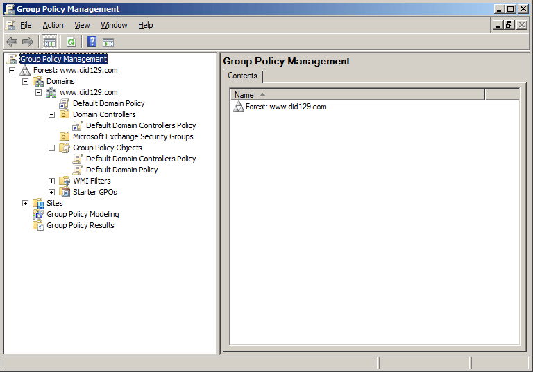 Group Policy Management Console