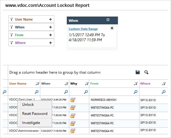 Active Directory Account Lockout