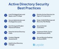 Active Directory Security Best Practices and Checklist