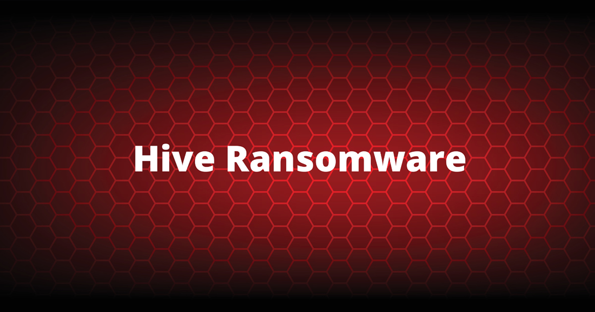What is Hive Ransomware?