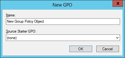 enter new GPO's name