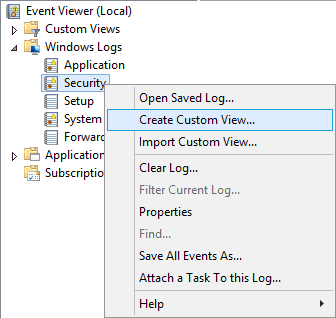 Create Custom View option