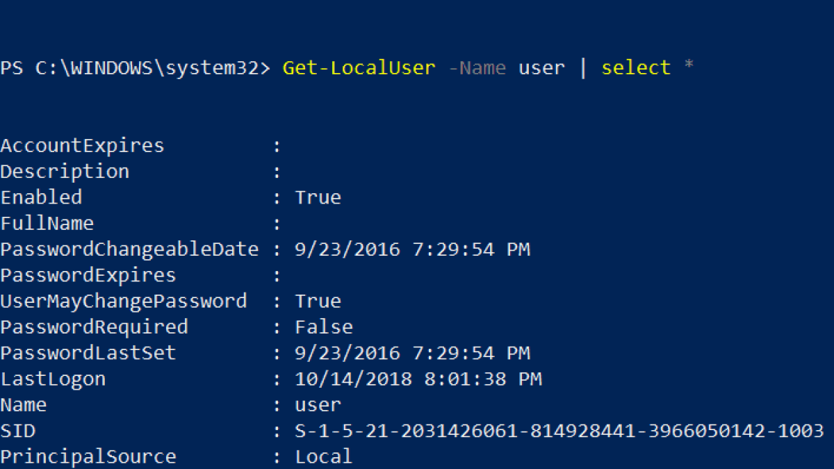 Run a PowerShell script as a different user