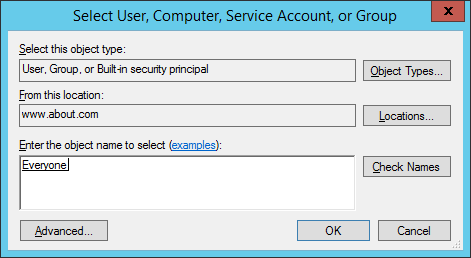 Select users… dialog box