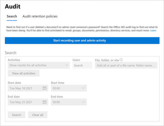 Enable SharePoint Online Auditing