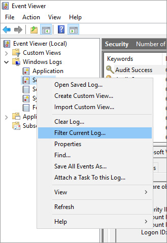 event log viewer