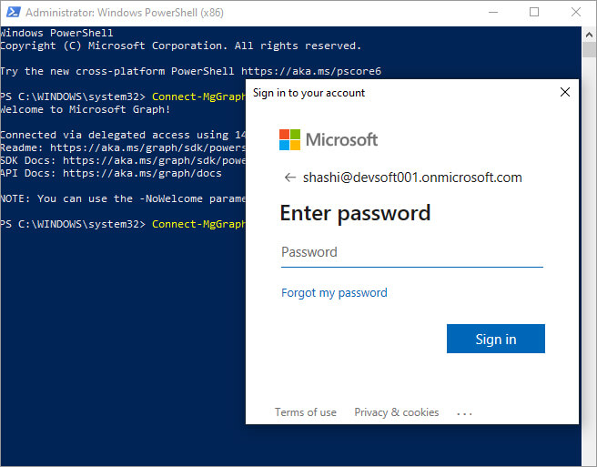 Azure AD sign-in