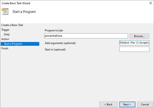 Configure Conditions and Settings