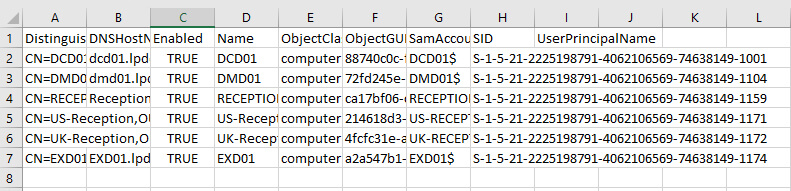 Export to a CSV File