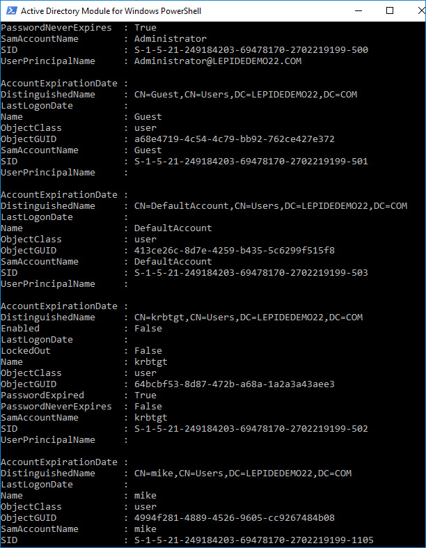 Search-ADAccount cmdlet
