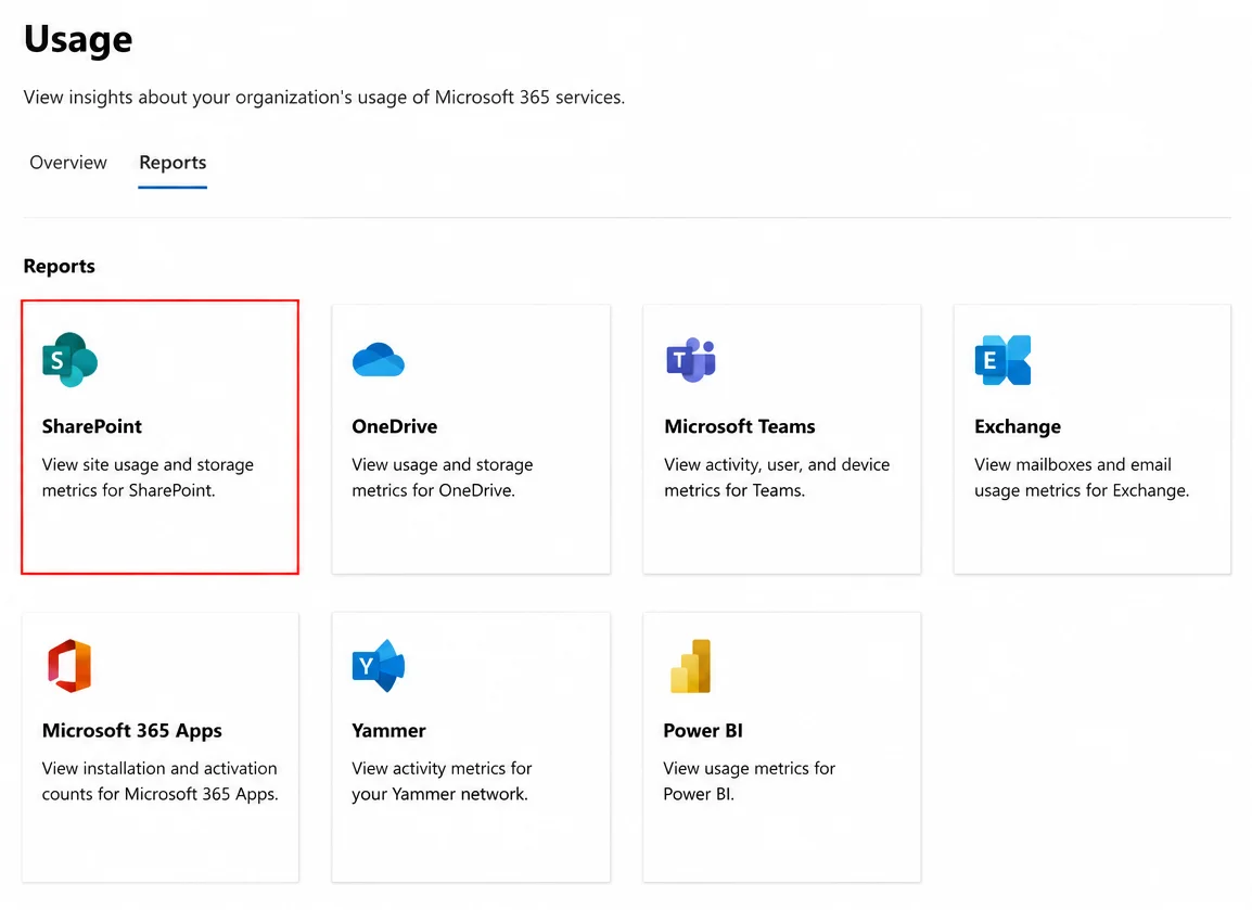 Select SharePoint