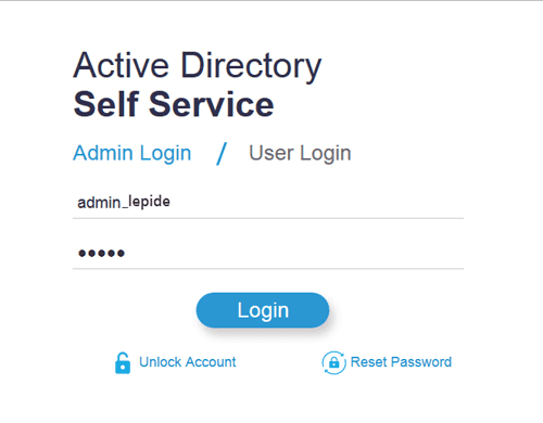 Give Users the Ability to Unlock Accounts - screenshot