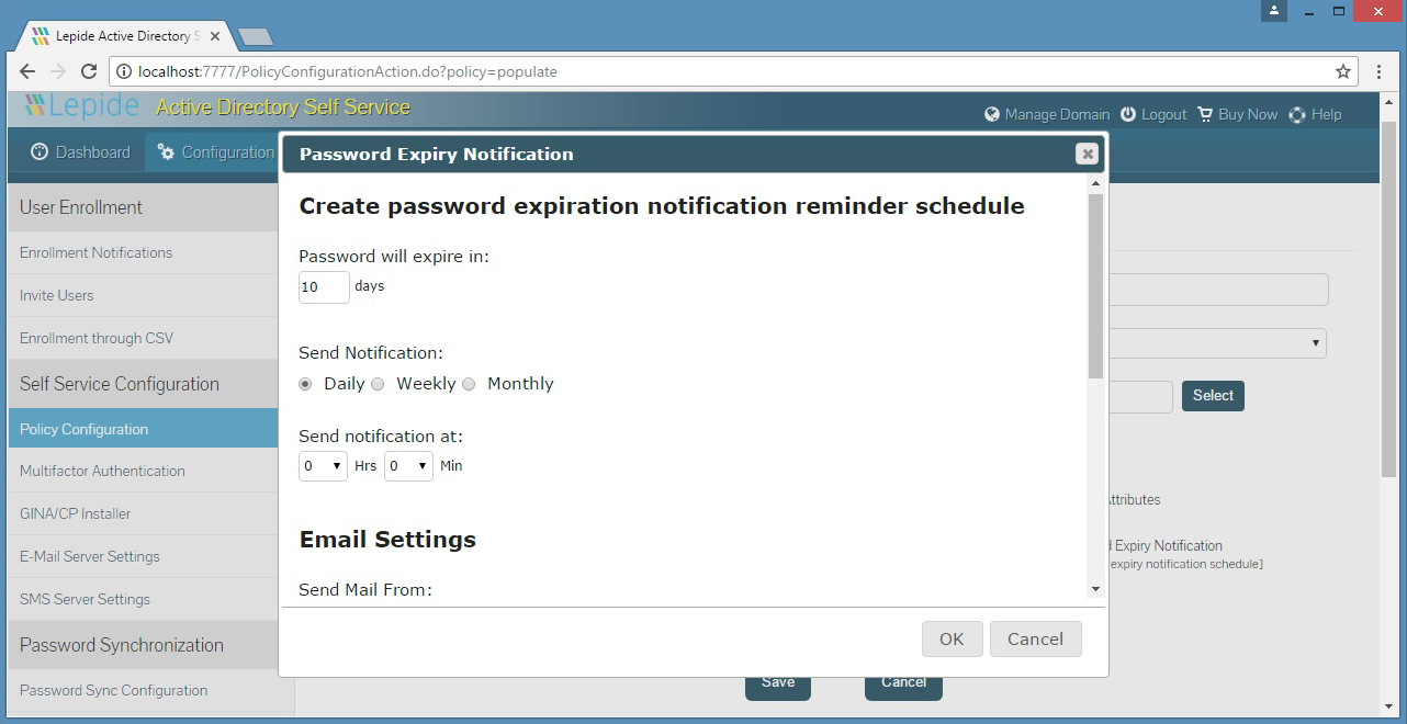 Active Directory Self Service Password Reset and Account Unlock for Users