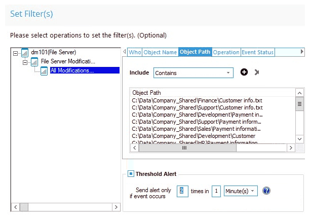 Spot Potential Data Breaches - screenshot