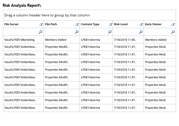 View All Your Most Sensitive Files and Folders in a Single, Flexible Report