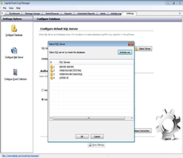 Central repository for log storage