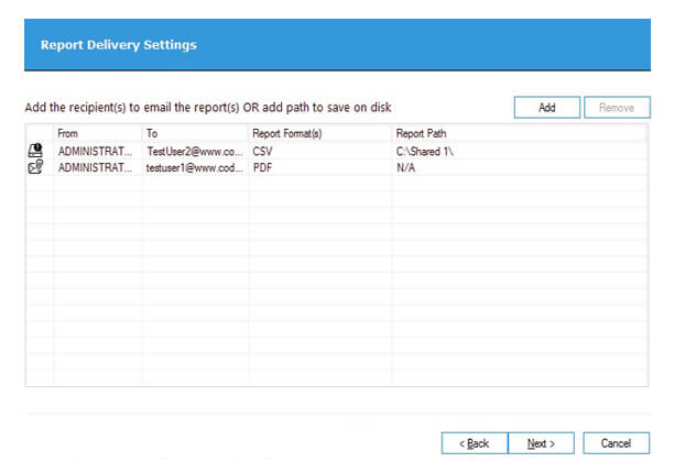 Exchange online audit reports