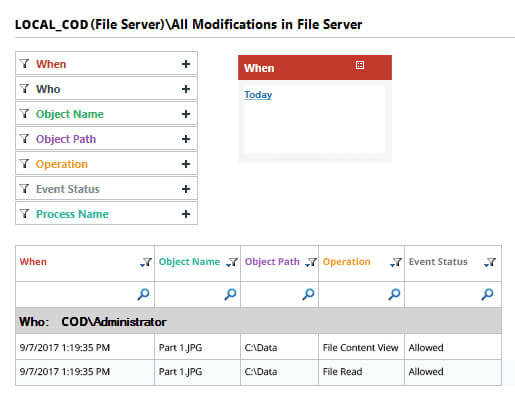 Track File Changes in Real Time - screenshot