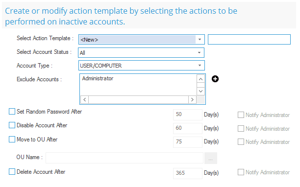 AD inactive account management