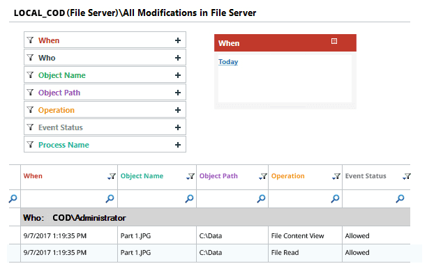 Lepide File Server Change Audit