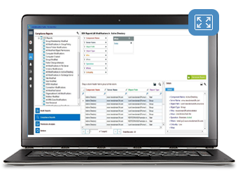 Active Directory change reports to meet compliance objectives