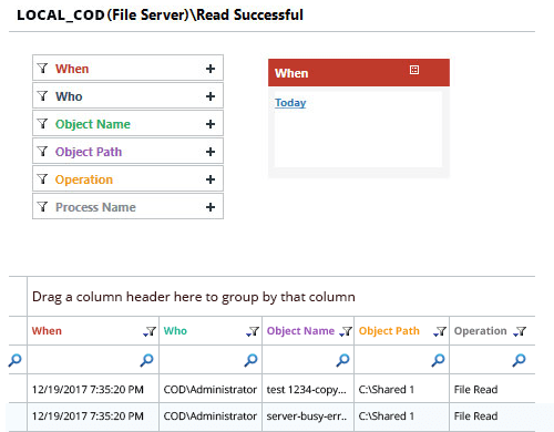 Lepide File Access Auditing