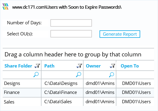 Comprehensive Password Reports