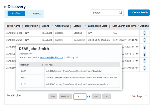 Locating Sensitive Data Easy - screenshot