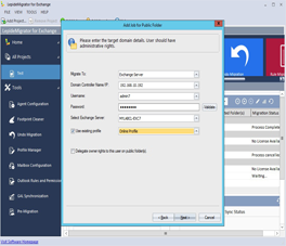 Entering Target Domain Details