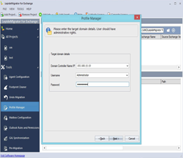 Entering the Target Domain Details