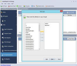 Selecting Objects' Attributes to Synchronize in Target