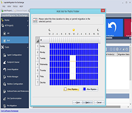 Selecting Time Duration to Pause Migration