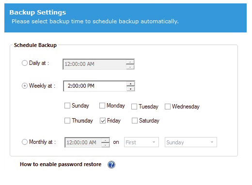 Capture Backup Snapshots Easily - screenshot