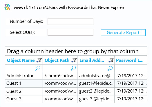 Ensure Passwords are Regularly Updated - screenshot