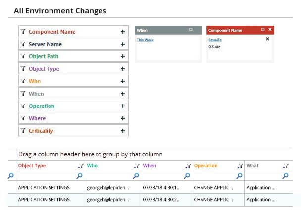 Track Administrative Changes in G Suite - screenshot