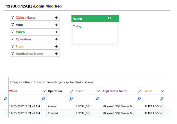 Audit SQL server logons