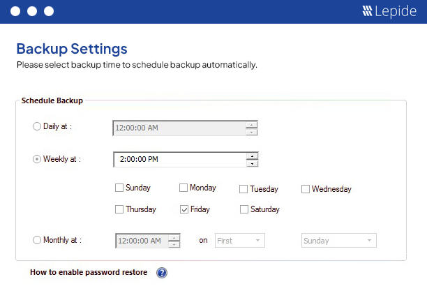 Capture Backup Snapshots Easily - screenshot
