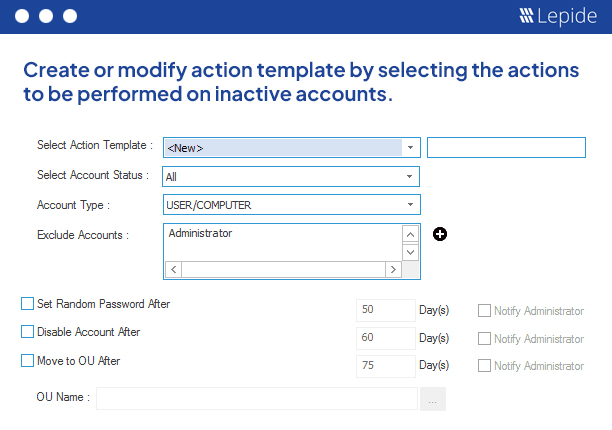 AD inactive account management