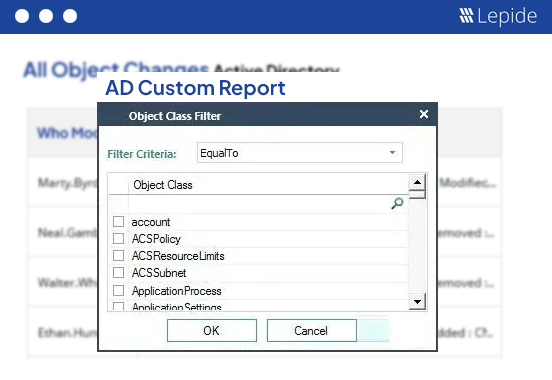 Active Directory Custom Audit Reports