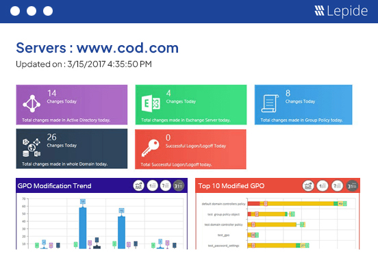 Audit GPO changes - screenshot