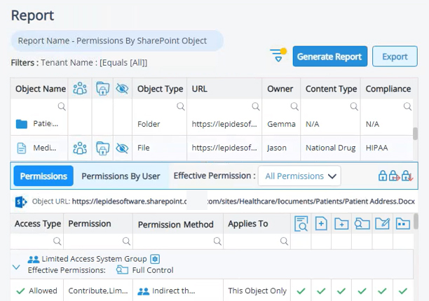 Analyze Permissions - screenshot