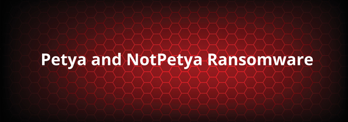 Petya and NotPetya Ransomware
